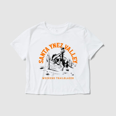 Santa Ynez Women's Crop Tee - Because Weekend